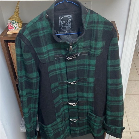 Blue Heroes Other - Blue Heroes Green and Black Plaid Men's Jacket